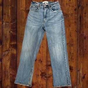 Abercrombie Curve Love Ankle Straight Jeans (26)👖